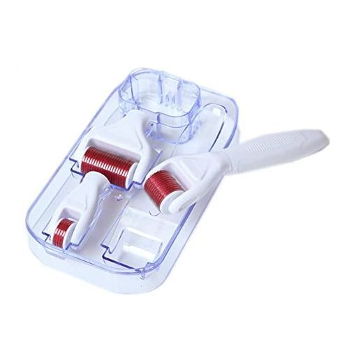 Derma-Roller Rouleau de massage Et de soins du visage - 4 en 1