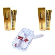 2 Crème Pure White & Derma-roller 4 tête