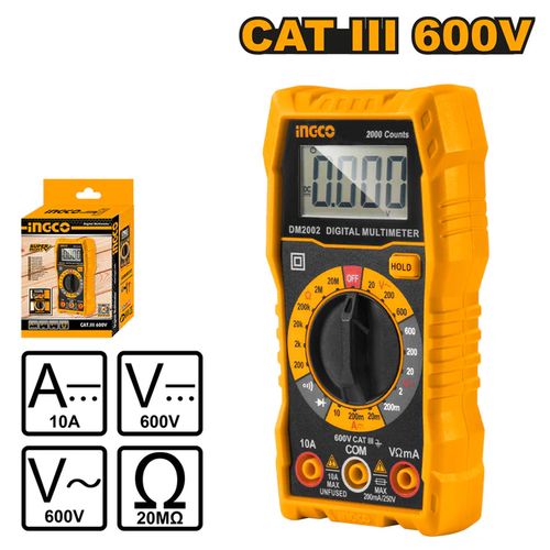 Multimètre Digital INGCO - 600V