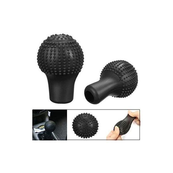 Cache pommeau levier Vitesse en Silicone - Noir