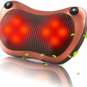 Coussin Massage Shiatsu Portatif, Masseur Dos,pour Cou, Pieds, Cervical