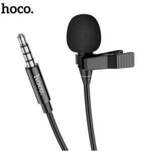 Micro-Cravate Omnidirectionnel HOCO « L14 » pour jack 3.5mm - 2 Mètres