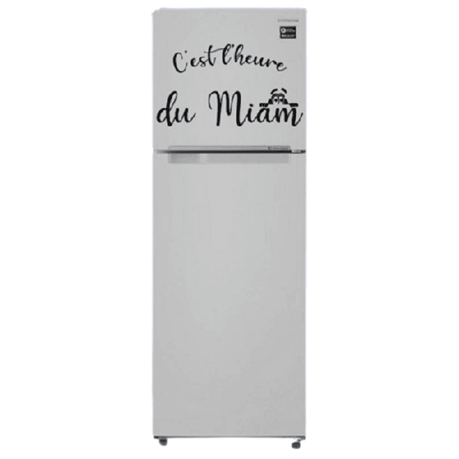 Sticker - Frigo - C'est l'heure du miam - Noir - 26/50 cm
