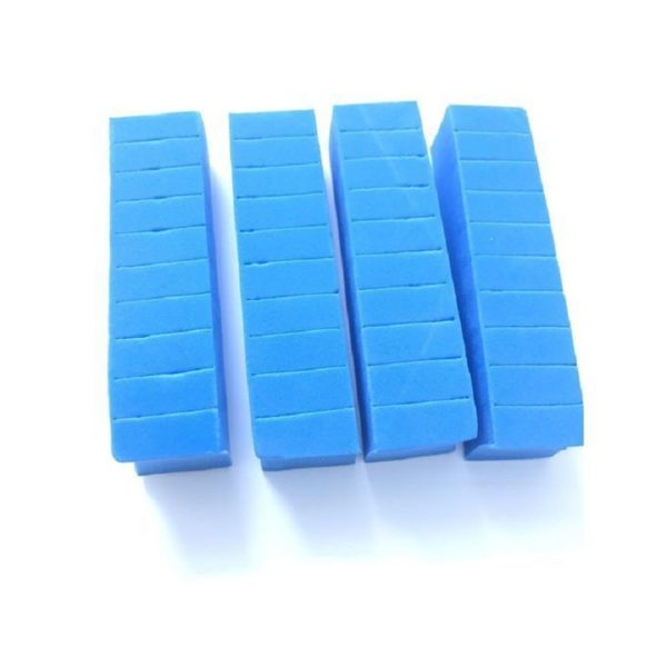 Pack de 4 garde porte voiture - forme cylindrique - Bleu