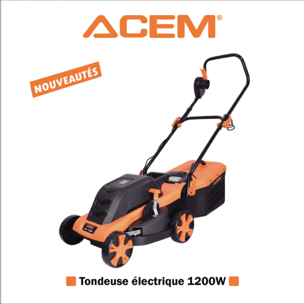 Tondeuse à gazon électrique ACEM - Moteur à induction TI120 1200 Watt