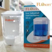Distributeur savon 500ml transparent flosoft