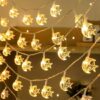 Guirlande Étoile et Lune à Bulles Lumineuse LED – Étanche - 220v - Décoration Intérieure & Extérieure – 10M