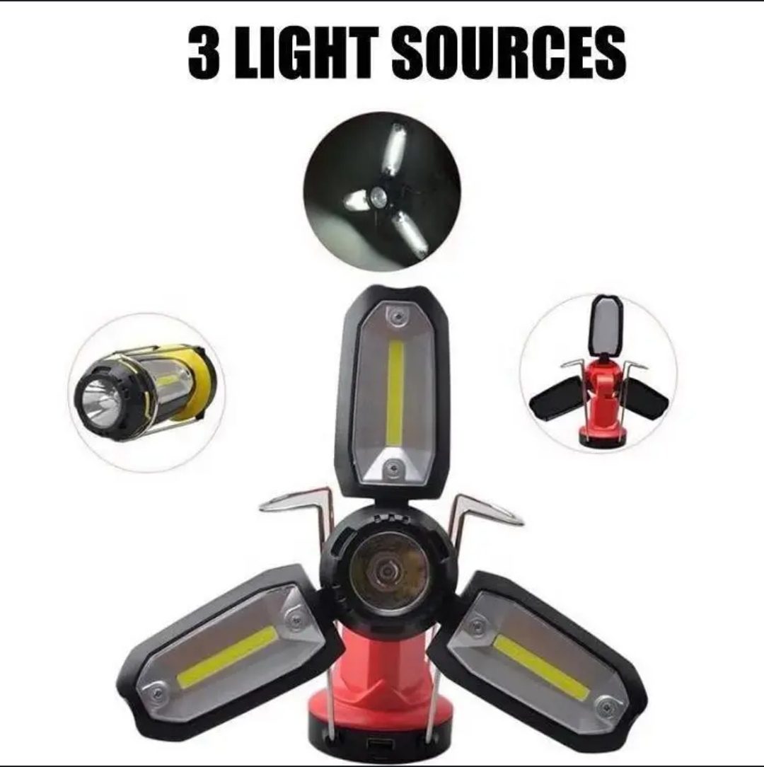 Lanterne De Camping Super Lumineuse - Rechargeable - LED - Multifonctionnelle