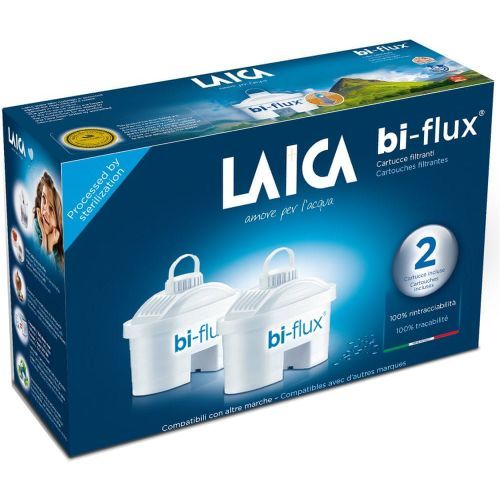 LAICA 2 Cartouches filtrantes biflux - F2M - Universel - 2 * 150L