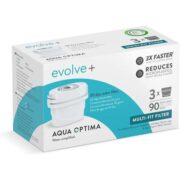 AQUA OPTIMA Pack de 3 filtres Evolve - EPS319 - 3 mois d'approvisionnement POUR CARAFE