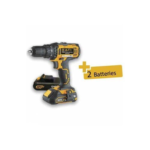 Perceuse-visseuse BATI - Double Batteries 20V Sans Fil Professional