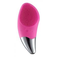 Brosse Nettoyante Électrique En Silicone Pour Le Visage Rose