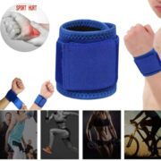 Lot De Deux Protèges De Poignets Des Mains – Bleu