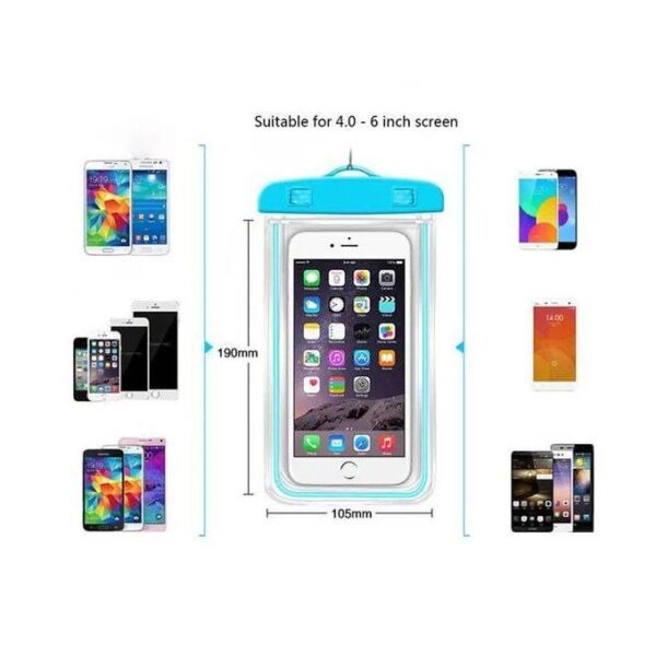 Pochette D'étanchéité pour Smartphones bleu