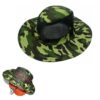 Chapeau De Soleil Camouflage En Coton Pour La Pêche Et La Chasse En Plein Air Avec Un Cordon De Serrage - Unisexe