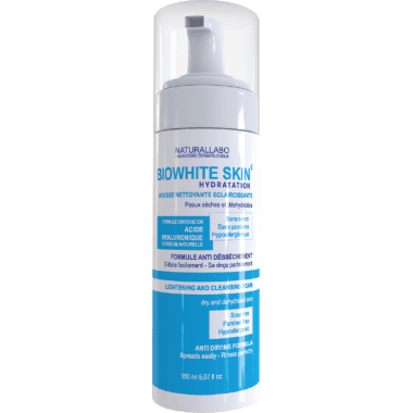 Biowhite skin Mousse nettoyante Eclaircissante Hydratante150 ml Naturallabo DLC11/2025
