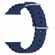 Ceinture Bracelet en Silicone pour SmartWatch Bleu