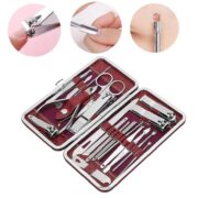Packs De 19 Outils De Soin Des Ongles en Acier Inoxydable.