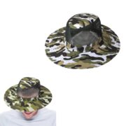 Chapeau De Soleil Camouflage En Coton Pour La Pêche