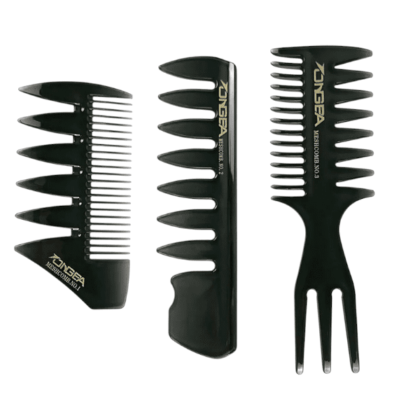 Lot De 3 Peignes Professionnels Pour Homme