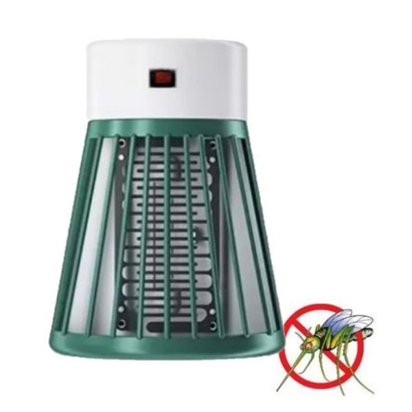 Lampe Anti-Moustiques Électrique Tue-Insectes Avec Interrupteur