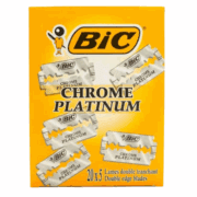 BIC Chrome Platinum – Lames de Rasoir Double Tranchant (20 x 5)