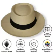 Chapeau De Soleil Unisexe – Large bord – Élégant et Pratique – Été – Marron