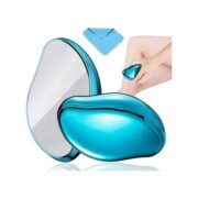 Épilateur Du Corps En Verre Cristal Réutilisable Sans Douleur Bleu