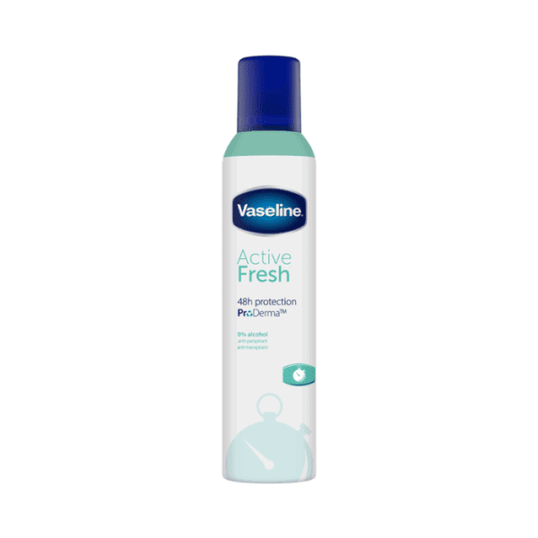 Vaseline – Déodorant Femme Active Fresh 48 Heures De Protection 250 Ml