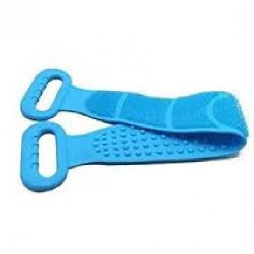 Lave Dos Brosses De Douche En Silicone Double Bleu