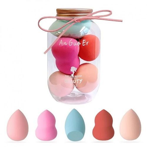 Boîte de 5 Eponges de Maquillage Beauty Blender
