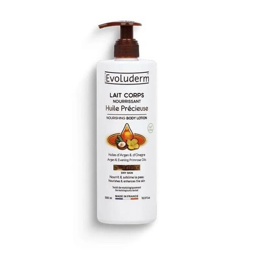 Lait De Corps À L'Huile Argan Et Onagre Pour Peaux Sèches 500ml