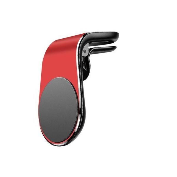 Support de Voiture pour Smartphone Air Vent Magnétique Rouge