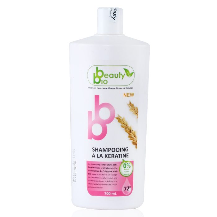 BEAUTY BIO Shampoing À La Kératine Sans Sulfate 700 Ml