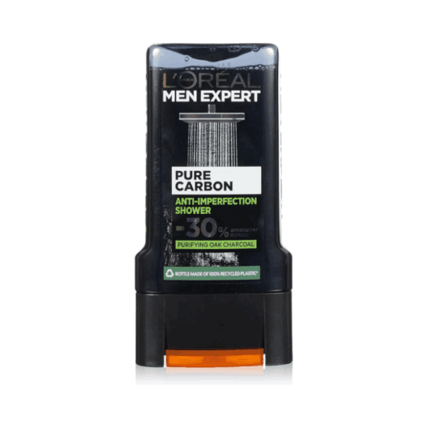 L’Oreal – Gel Douche Men Expert Anti- Imperfection Pure Carbon 300 Ml