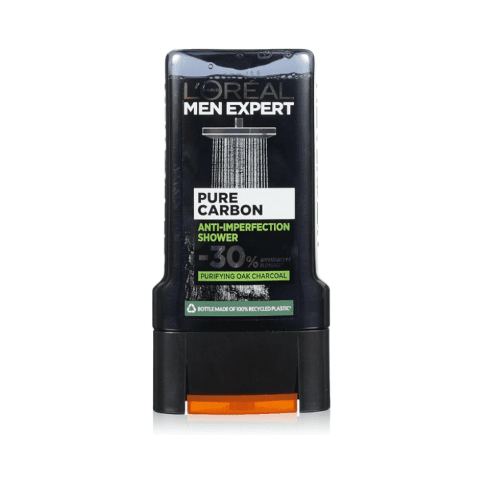 L’Oreal – Gel Douche Men Expert Anti- Imperfection Pure Carbon 300 Ml