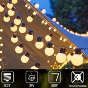 Guirlande Lumineuse LED – Étanche – Branchable Pour L’extérieur