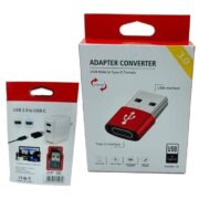 Adaptateur OTG USB A 2.0 (Mâle) Vers USB-C (Femelle)