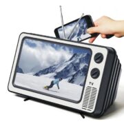 Amplificateur Vidéo Rétro Pour Smartphone - Noir