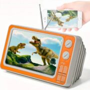 Amplificateur Vidéo Rétro Pour Smartphone - Orange