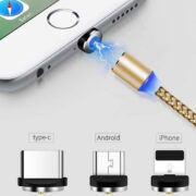 Câble De Recharge Magnétique 3en1 Universel