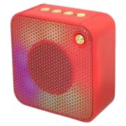 Haut-Parleur Bluetooth Willen RGB - Rouge