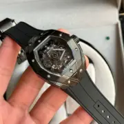 Montre Automatique De Luxe Pour Homme - Design Creux - Résistante à L'eau - Noir