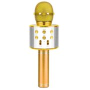 Microphone De Karaoké Bluetooth WS-858 - Doré