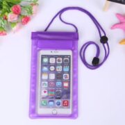 Pochette Étanche Waterproof Pour Smartphones - Violet