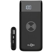 Power Bank Avec Fonction De Charge Sans Fil KLGO KP-72 - Noir