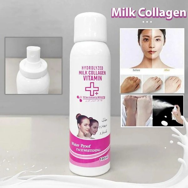 Lait Blanchissant Visage en Spray – Collagène & Vitamine C Hydrolysés Lovisah 180 ml